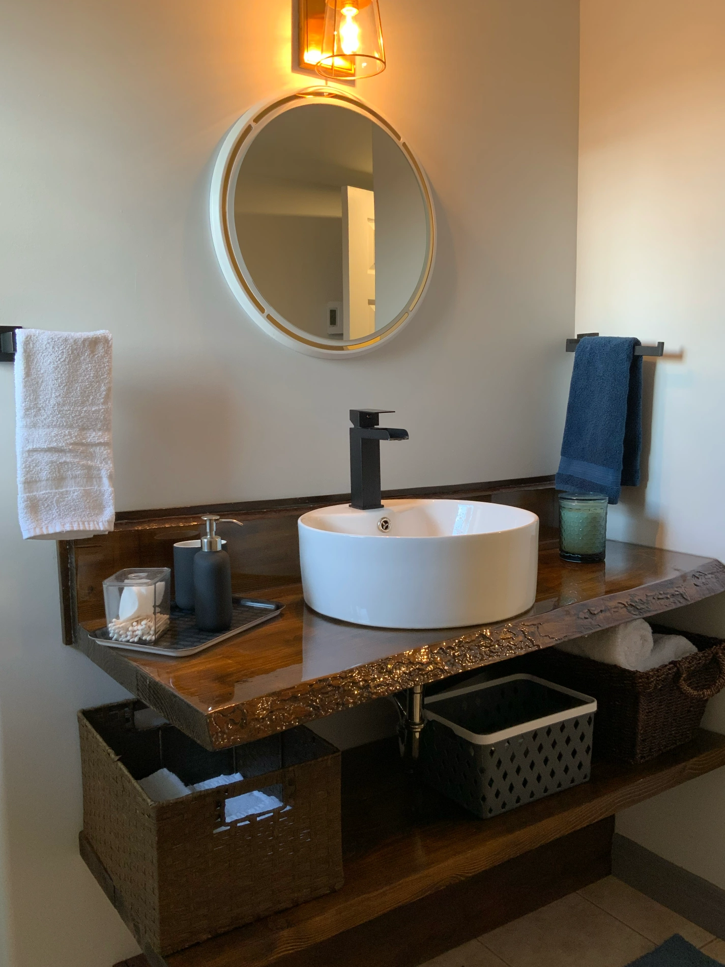 Farmhouse interior view